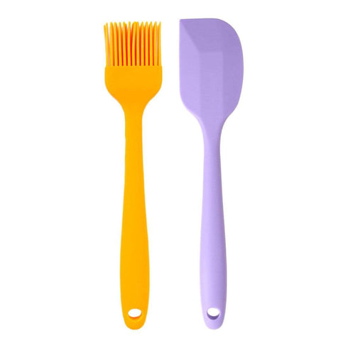 AussieSuperStore Homeware Supplies Sugar-Craft Silicone Brush & Spatula Set Sugar-Craft Silicone Brush & Spatula Set | Bakeware Supplies CBSILIBAKE2PCSET